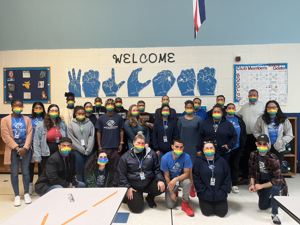 Ensuring that all Club members feel comfortable &amp; proud of who they are when they come to the Club is an essential part of our mission &amp; of being a Club staff member. Everyone is loved, no matter what. 

Happy Pride Month from all of us here at the Club! 

#PrideMonth #clublove