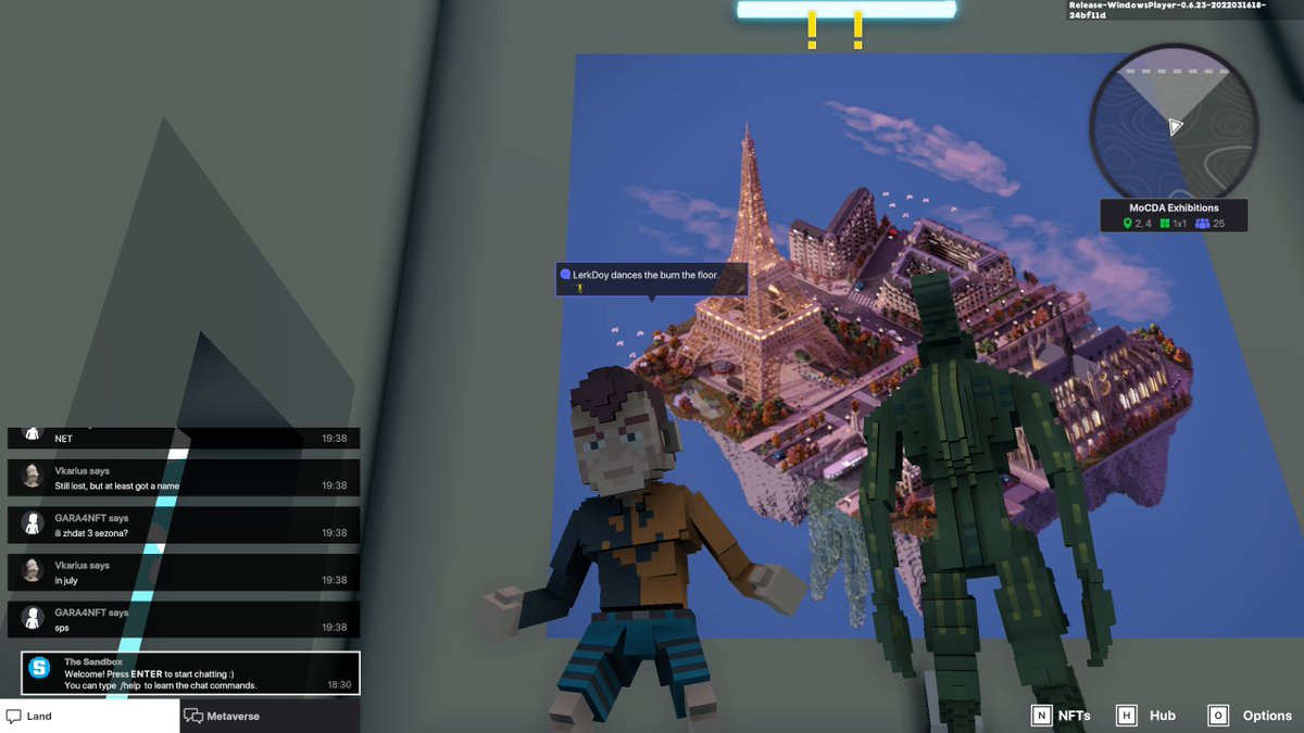 LerkDoy's tweet photo. @TheSandboxGame @MOCDA_ I just participated in the #TheSandbox weekly contest for a chance to win 200 mSAND! Here is my favorite piece from the exhibition, check out my screenshot below!
👇 https://t.co/U1SDvqbmeN