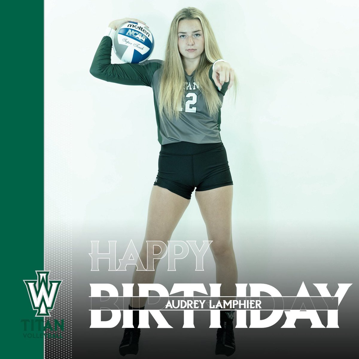 Happy Birthday to sophomore middle hitter, Audrey Lamphier! 🏐