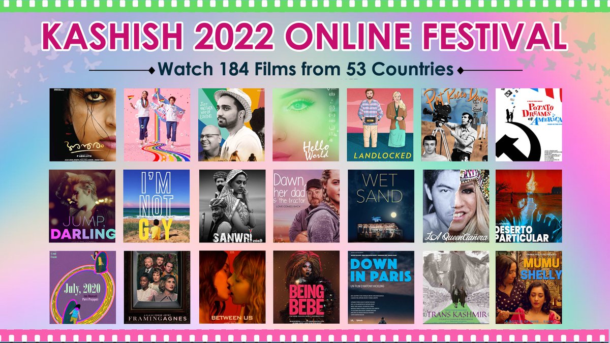 KashishFilmFest's tweet photo. LAST COUPLE OF DAYS!!
Watch the Best of Indian & International LGBTQ+ Films ONLINE from ANYWHERE IN THE WORLD.
https://t.co/XjTvfJCZsi
#FlightsForFreedom https://t.co/lb56Je8KBb