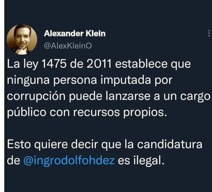 HERNARISTI's tweet photo. Además, un imputado apoyado por un expresidente también imputado. Inconsistencia, al menos ética. Cómo la resolverán quienes tienen principios éticos? https://t.co/0Wy433EmAW