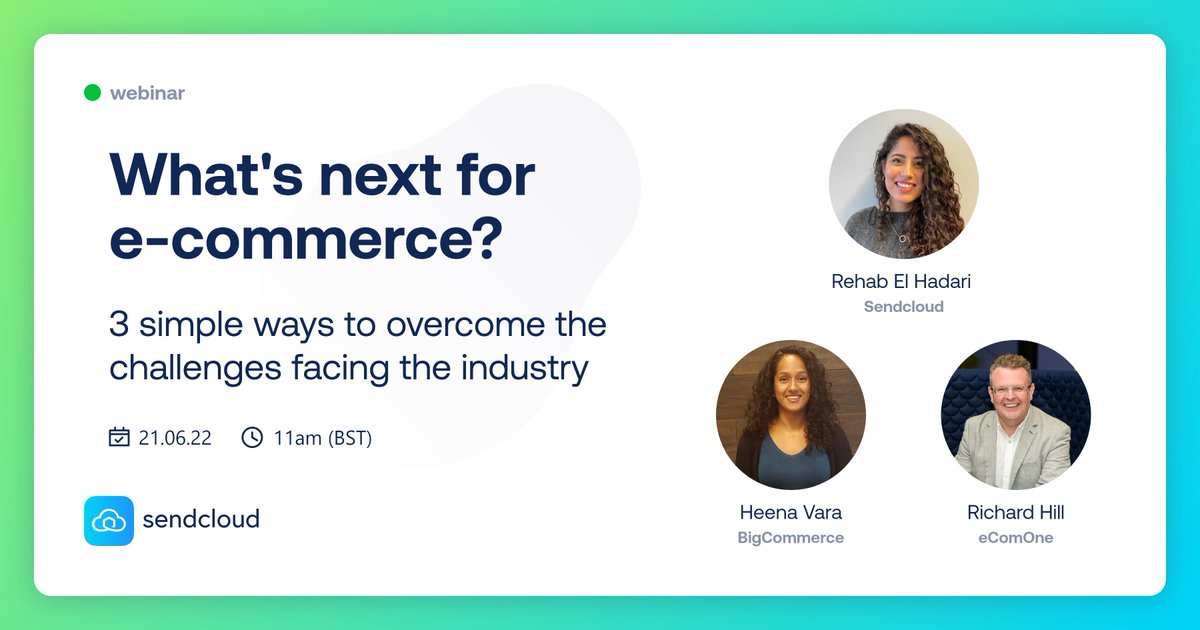 What's next in the world of eCommerce? 🤔

Join us for a free Q&amp;A panel session where experts from <a href="/Sendcloud/">Sendcloud</a> and <a href="/BigCommerce/">BigCommerce</a> join us to answer that exact question!

🗓 June 21, 2022
🕕 11:00 AM BST / 12:00 PM CET

events.sendcloud.com/ukwhatsnextfor…