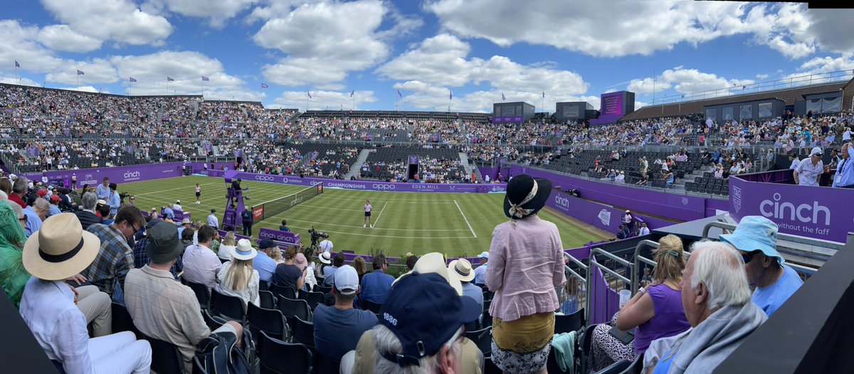 Ah yes, summer in the UK and Tennis. Queens Club, London