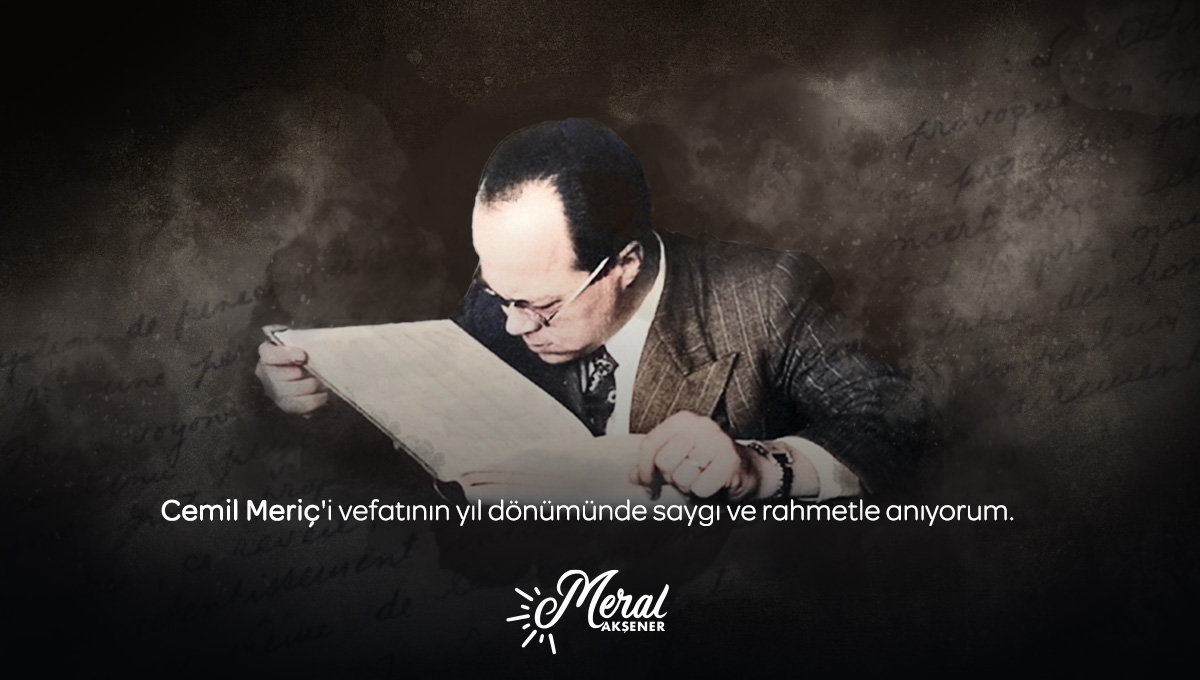 "Türk insanını Türk insanından ayıran duvarları yıkmak isterdim. Muhteşem bir maziyi, daha muhteşem bir istikbâle bağlayacak köprü olmak isterdim. Kelimeden, sevgiden bir köprü..."

Büyük düşünürümüz, edebiyatımızın kıymetli ismi #CemilMeriç'i saygı ve rahmetle anıyorum.