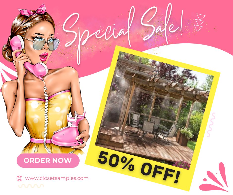 closetsamples's tweet image. #RYOBI Expandable Cooling #MistingKit $24.99 (reg $50)
▶️ closetsamples.com/deals/ryobi-ex…