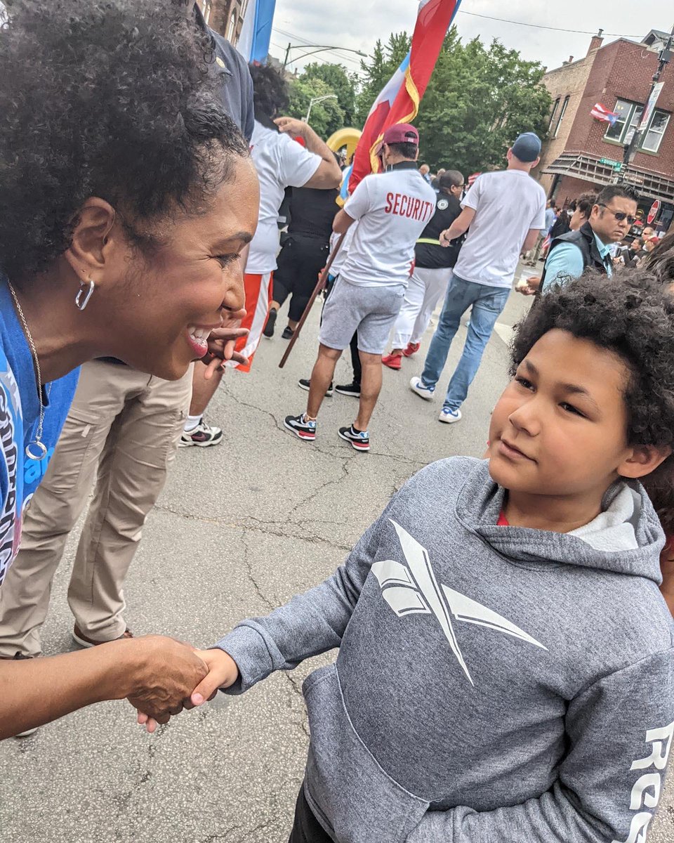 LLAprincipal's tweet photo. LLA alum Octavio lead the Puerto Rican Parade this past weekend, and brother / current LLA student Richie had the honor of walking with our elected officials, Governor, Lt. Governor, Mayor and a host of alderman, senators, representative and congressional leaders. 
So proud!🥰🇵🇷 https://t.co/CplpAmgjbJ