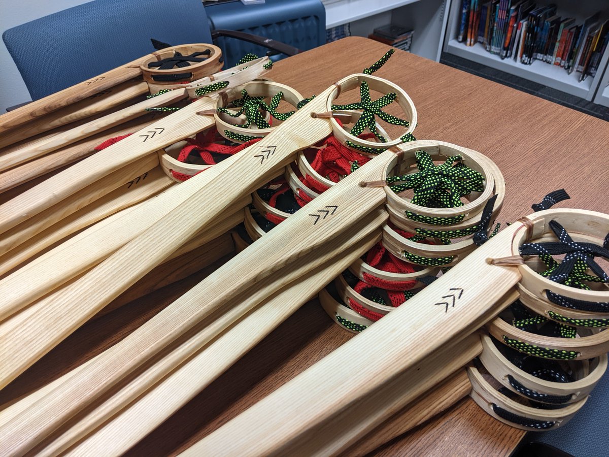 Thank you West Great Lakes Lacrosse for creating a classroom set of traditional lacrosse sticks for the SPPS Indian Education Program. These are a great addition to our Resource Room and will be available for staff to check out during the 2022-2023 school year.