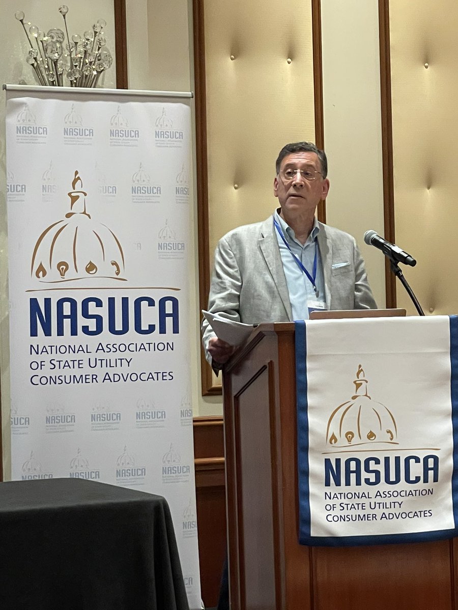 nasucadc's tweet photo. North Carolina’s Chris Ayers, NASUCA President and @IndianaOUCC’s Bill Fine, NASUCA Vice President, kick off the 2022 NASUCA Mid-Year Meeting in Indianapolis, Indiana https://t.co/UEFJMv23AI
