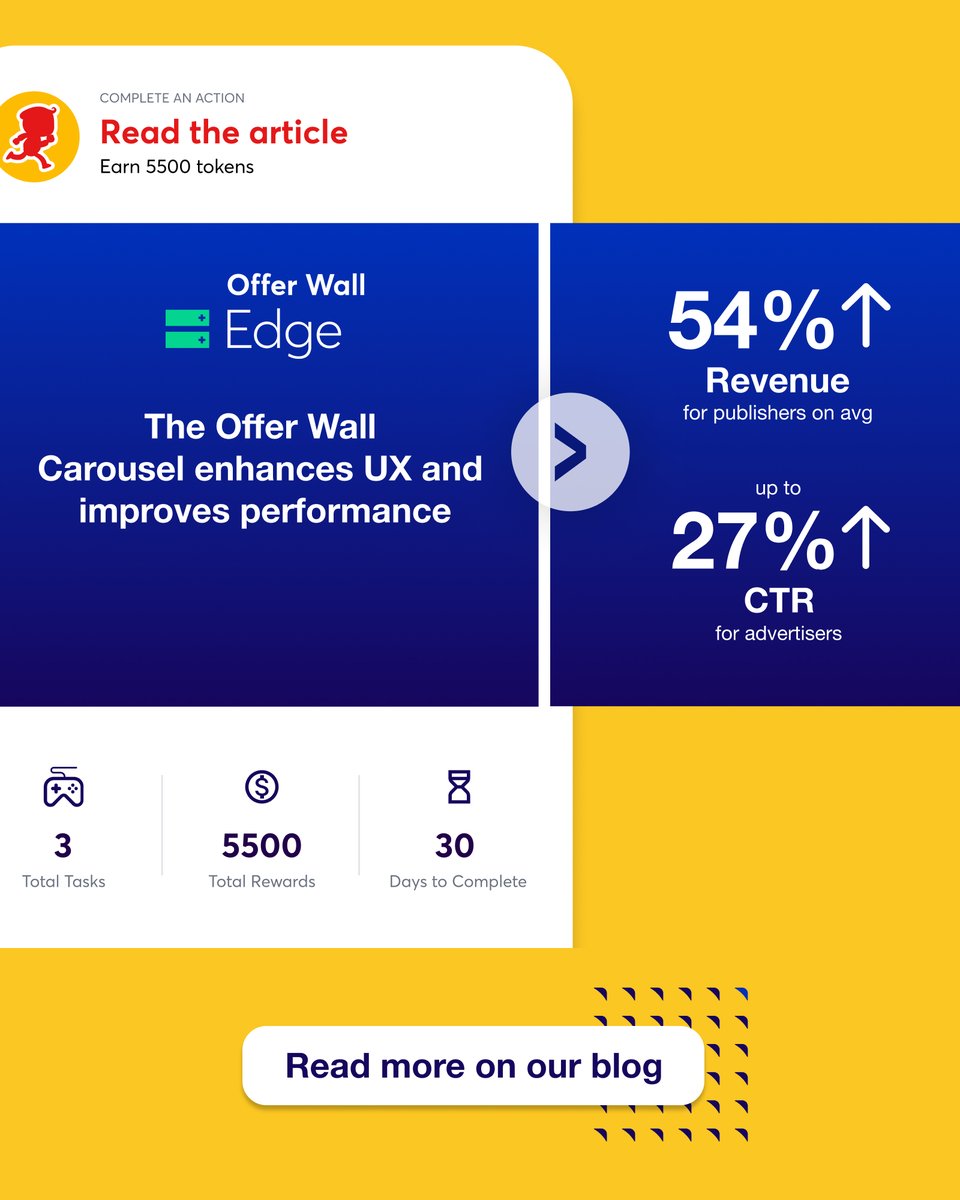 With the #OfferWall, it’s all about the end users. That’s what we had in mind when we created the carousel creatives feature. More on how the carousel spins for #publishers and #advertisers here ➜ blog.fyber.com/a-win-for-ever…