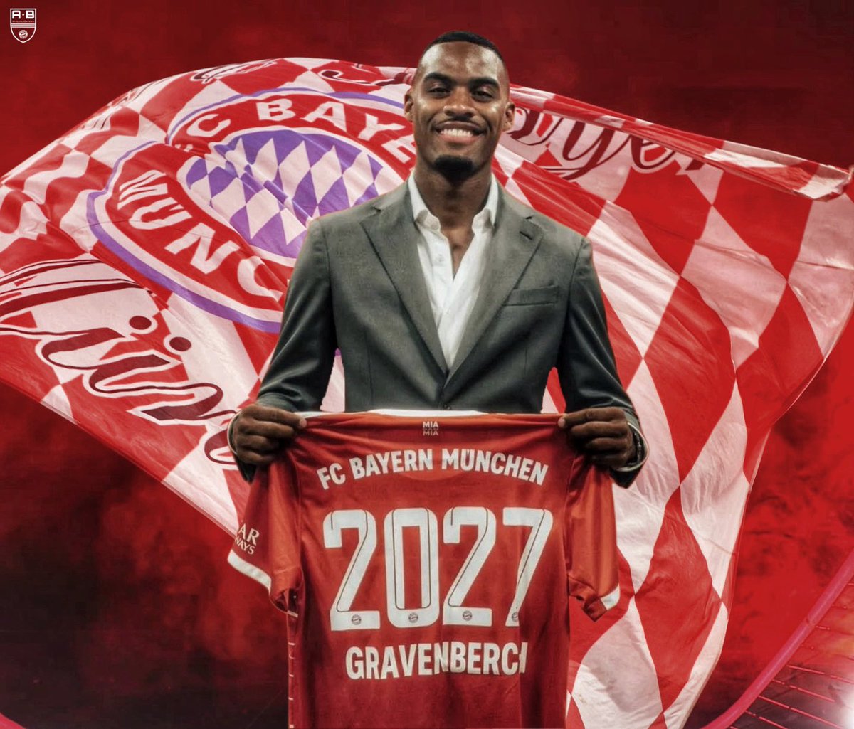AmazingBayern's tweet photo. 🔴⚪️ Welcome to Munich 🔴⚪️
👋🏻 @RGravenberch 👀
2️⃣0️⃣2️⃣7️⃣✍️📃
#Gravenberch2027 ✅
#ServusRyan #MiaSanMia
#FcBayern ♦️ https://t.co/RU1XV5AS1L