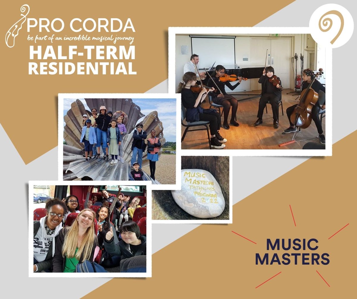 In half-term week we celebrated our fantastic partnership with @UKMusicMasters providing a residential for students on their Pathways Programme. It was an incredible week of new quartets, new music creation, a trip to the seaside and meeting new people.