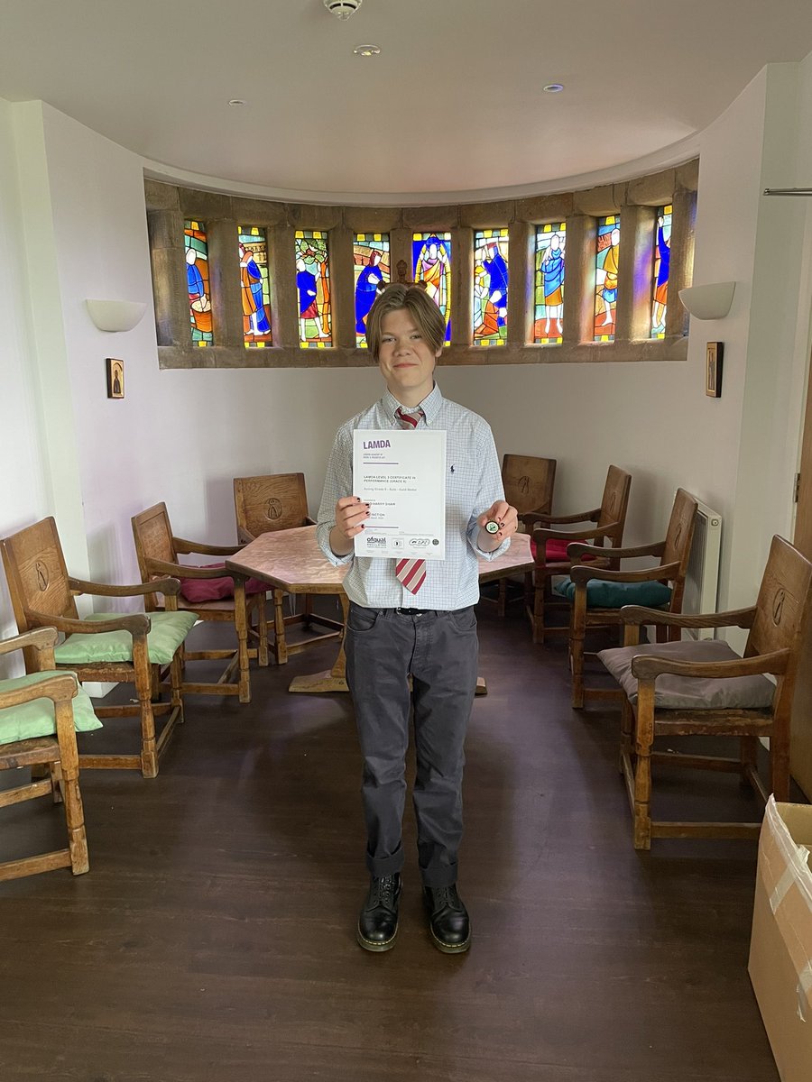 AmpColl_StDO's tweet photo. Great work Nico! Well done with you grade 8 Lamda Acting Award at Distinction level! https://t.co/3wlaXH9n86