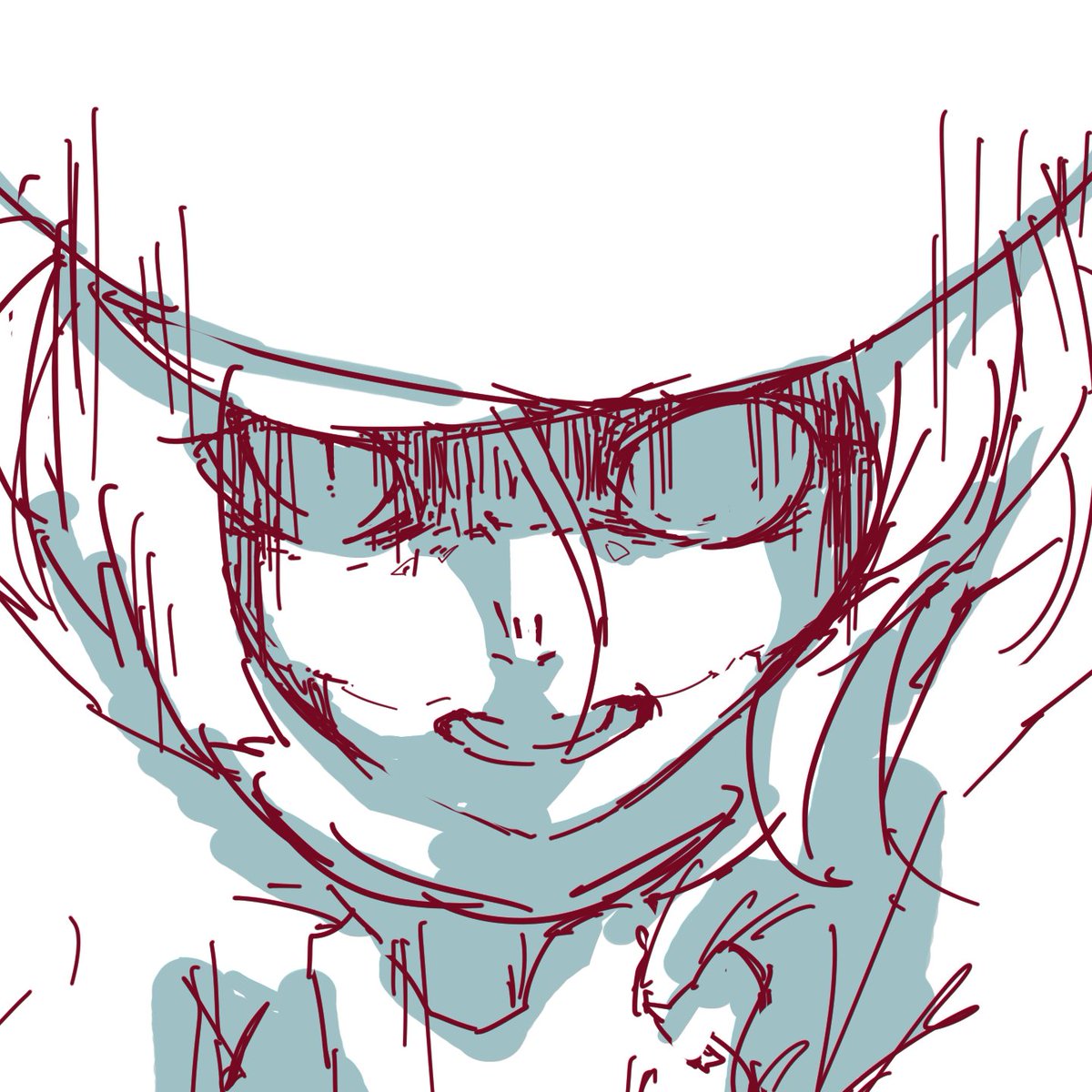 うちの子は顔を描くのがすごく楽しい 