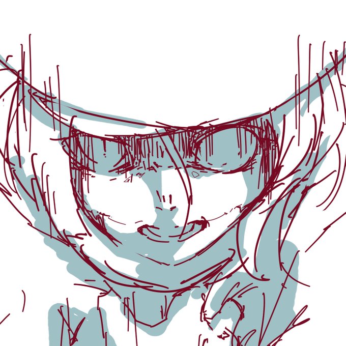 うちの子は顔を描くのがすごく楽しい 