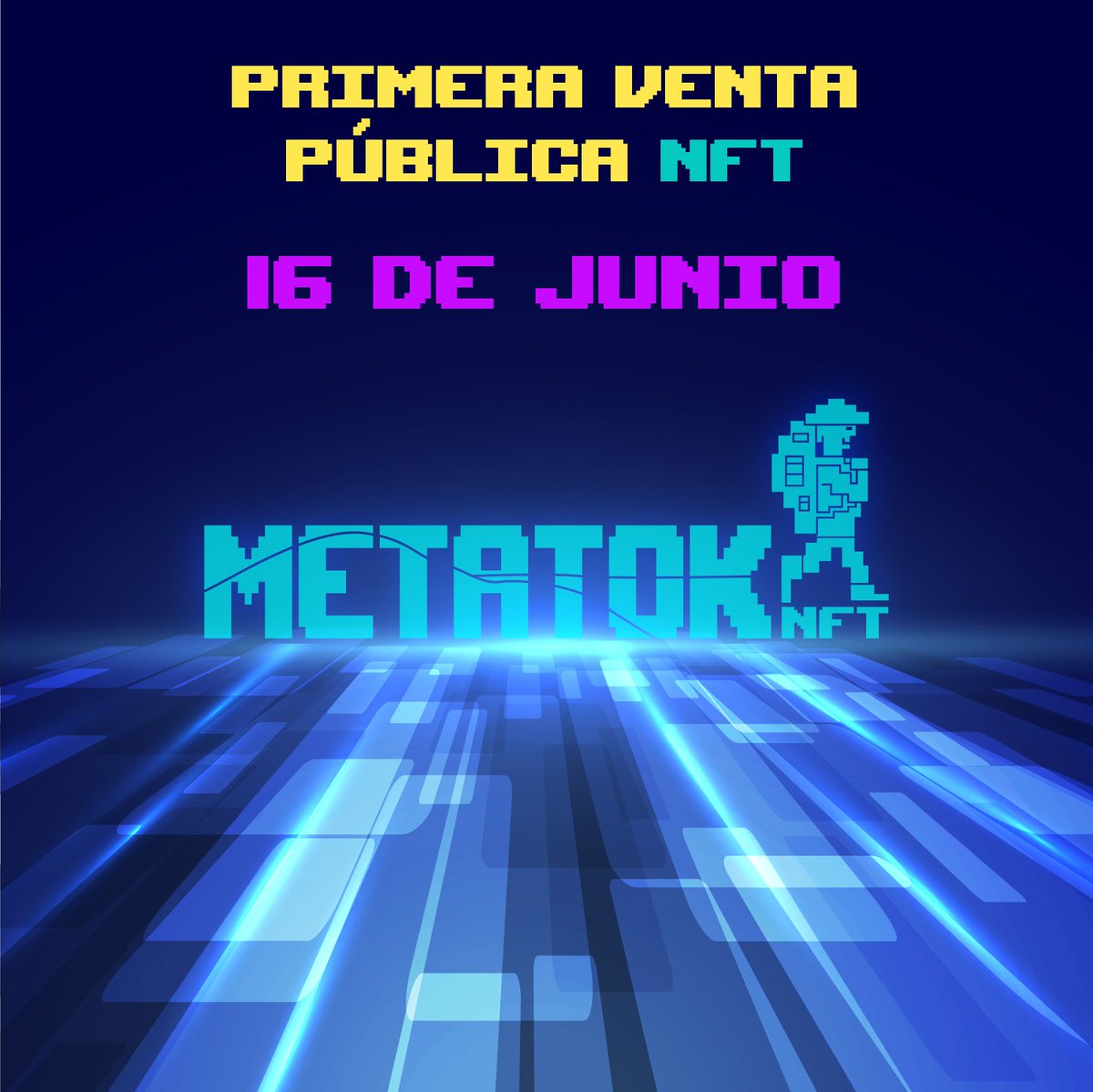 MetatokNft's tweet photo. Ya estamos a pocas horas de nuestra primera venta pública, este 16 de junio entra a https://t.co/zj3GLpAS7V y adquiere tu NFT 
#NFTProject #NFTs #SolanaNFT #NFTCommmunity #Criptomonedas #membership https://t.co/PXnHGr0IyE