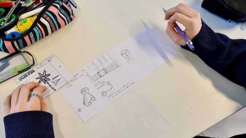 LyceeMontevideo's tweet photo. 💥Le passage de l'auteur de #BD #TROUBS par l'école a laissé une empreinte précieuse sur nos élèves, qui ont pleinement profité de ses conférences et ateliers, puis ont capté sur papier les ressources et les apprentissages de l'illustrateur.
Merci !💫🎨✍🏼 Cc @aefeinfo https://t.co/DW2BC9ZwKx