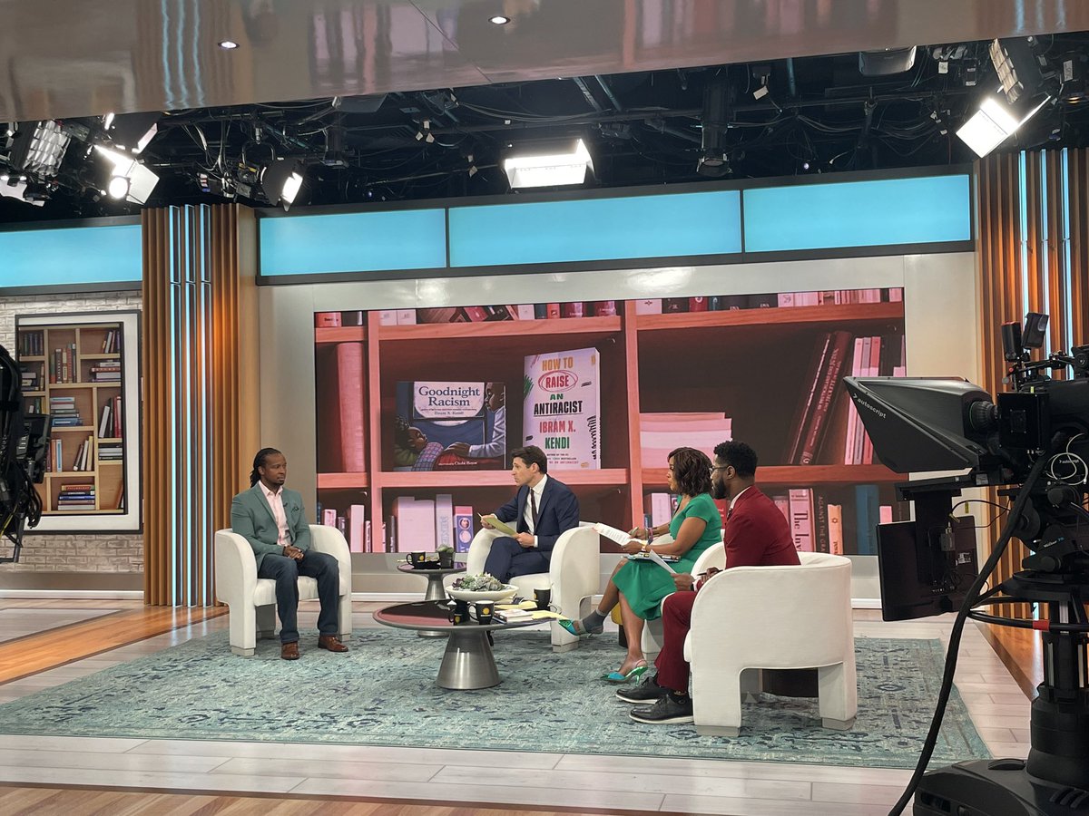 I spoke with <a href="/GayleKing/">Gayle King</a> and <a href="/tonydokoupil/">Tony Dokoupil</a> and <a href="/nateburleson/">Nathaniel E Burleson</a> this morning <a href="/CBSMornings/">CBS Mornings</a>. We talked about my new books, #GoodnightRacism and #HowToRaiseAnAntiracist. Thanks for having me on the show!