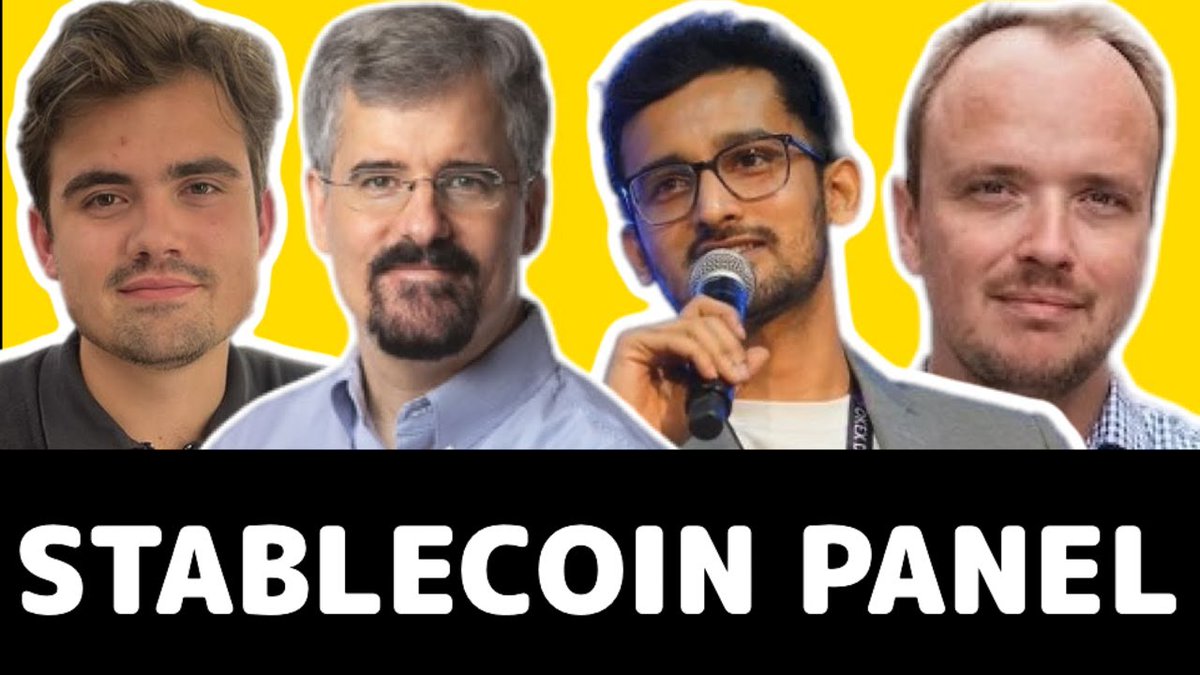 Our "Cosmos Stablecoin Panel" will go live in 3 hours. We talked to:

🤝 <a href="/DeanTribble/">Dean Tribble</a> from <a href="/agoric/">Agoric</a> 
🤝 <a href="/SidP95/">Siddarth</a> from <a href="/ComdexOfficial/">Comdex - Democratizing Finance</a> 
🤝 <a href="/haasted/">Henrik Aasted</a> from <a href="/emoney_com/">e-Money</a>