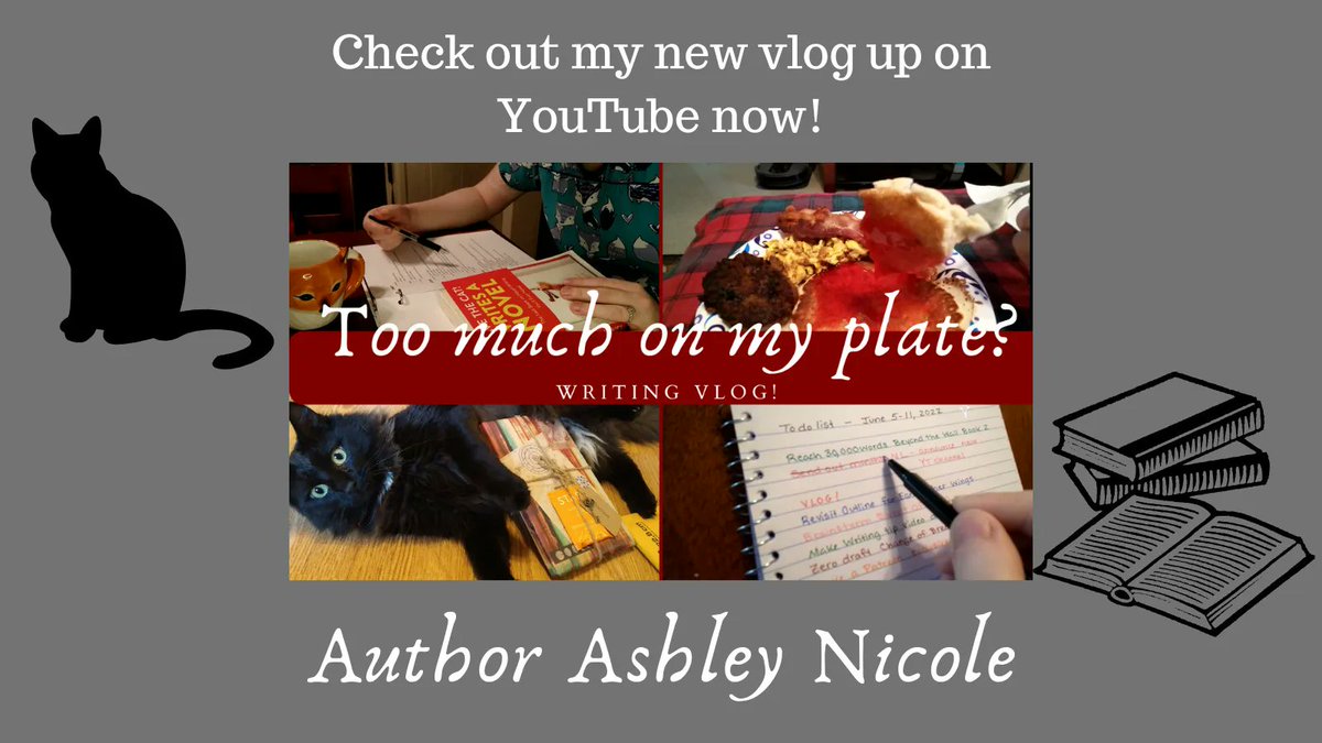 ANicoleWrites's tweet photo. My new writing vlog just dropped today! 
https://t.co/XiRfexhrYa https://t.co/FKL3BXaKfj