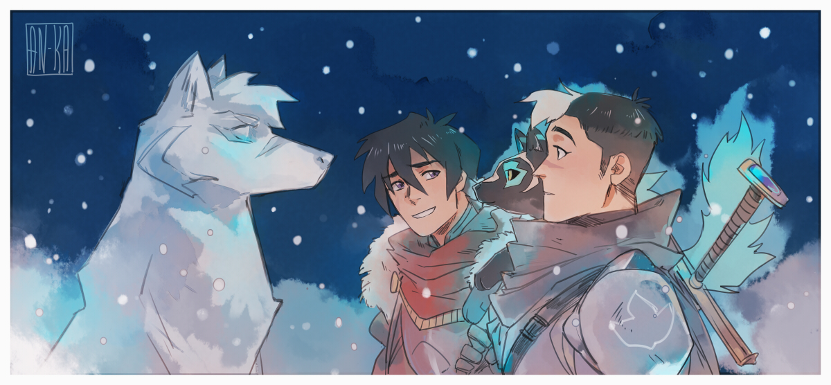 kaa05n2's tweet photo. Also this! ❤️🖤 (#sheith werewolf!AU) https://t.co/8BQiWFhVVl
