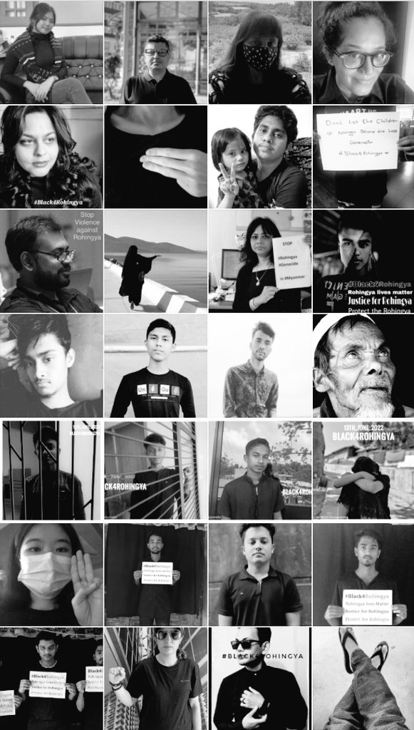 arfat08482582's tweet photo. #13th_June_2022
#Black4rohingya
#Rohingyablackday
#Protecttherohingya 

Thank you so much dear all for joining with us I mean Rohingya and really appreciate with your solidarity . https://t.co/Yw7kPVZ2Of