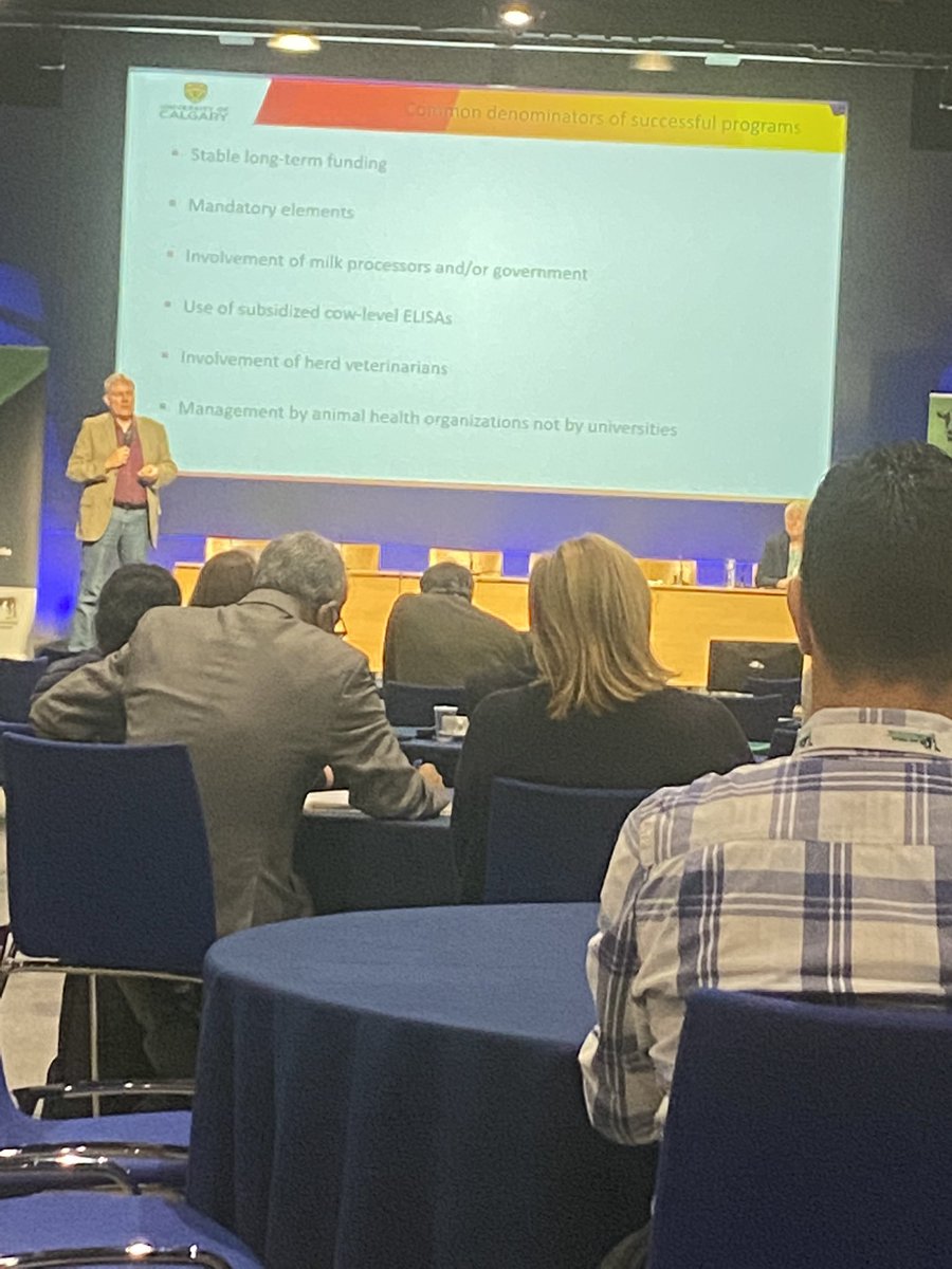 Dr Herman Barkema outlining factors required for a successful Johnes disease control programme #ICPDublin <a href="/animalhealthire/">Animal Health IRL</a> <a href="/icp2022/">ICP@2022</a>