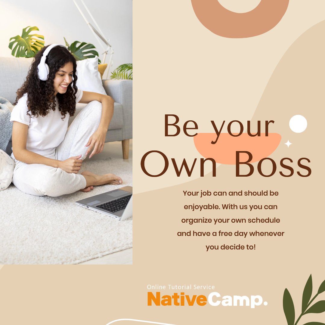 native_camp_glo's tweet photo. It's about time you become your own boss and take control of your schedule! Start an enjoyable career or side hustle today by joining our team through this link: https://t.co/eH7nGMs4GT https://t.co/LR32niamxH