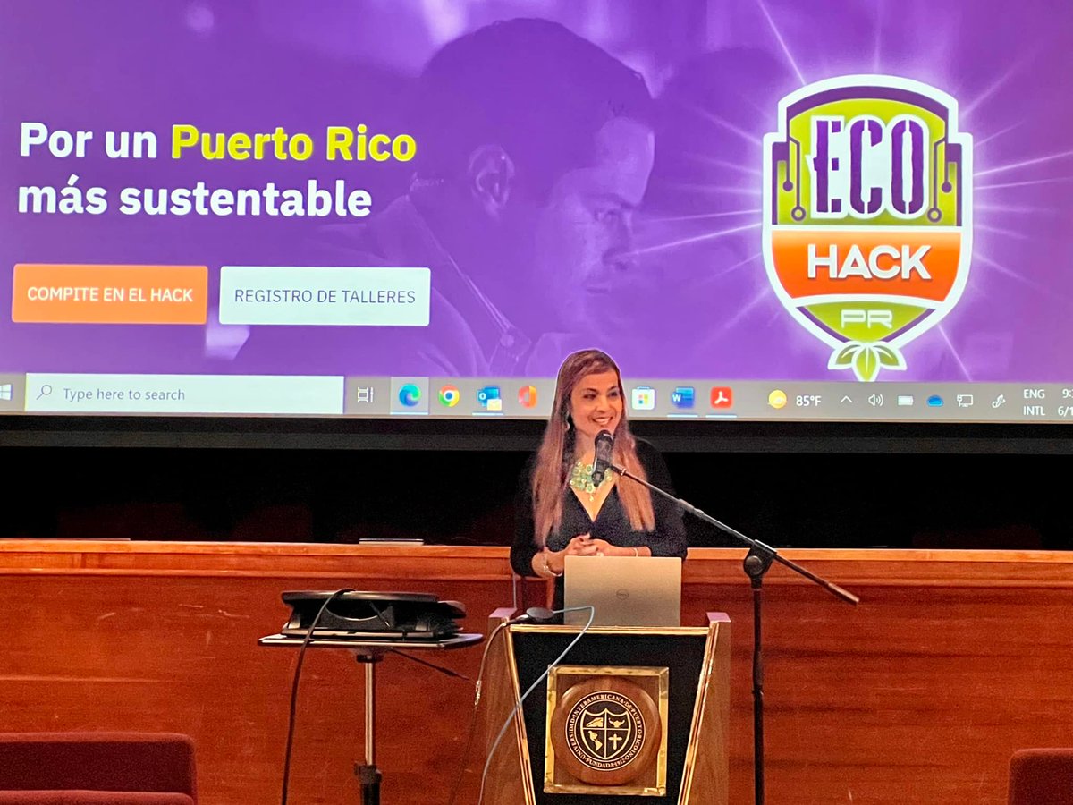 khenriquez's tweet photo. Una experiencia educativa única y significativa en pro de nuestro medio ambiente por un PR más sustentable en el 2do día de talleres educativos en temas de sustentabilidad del @ecohackpr a cargo de los profesores y estudiantes de la @InterPonce #ECOHACKPR #ReimagineEducation https://t.co/LNasxUsJVZ