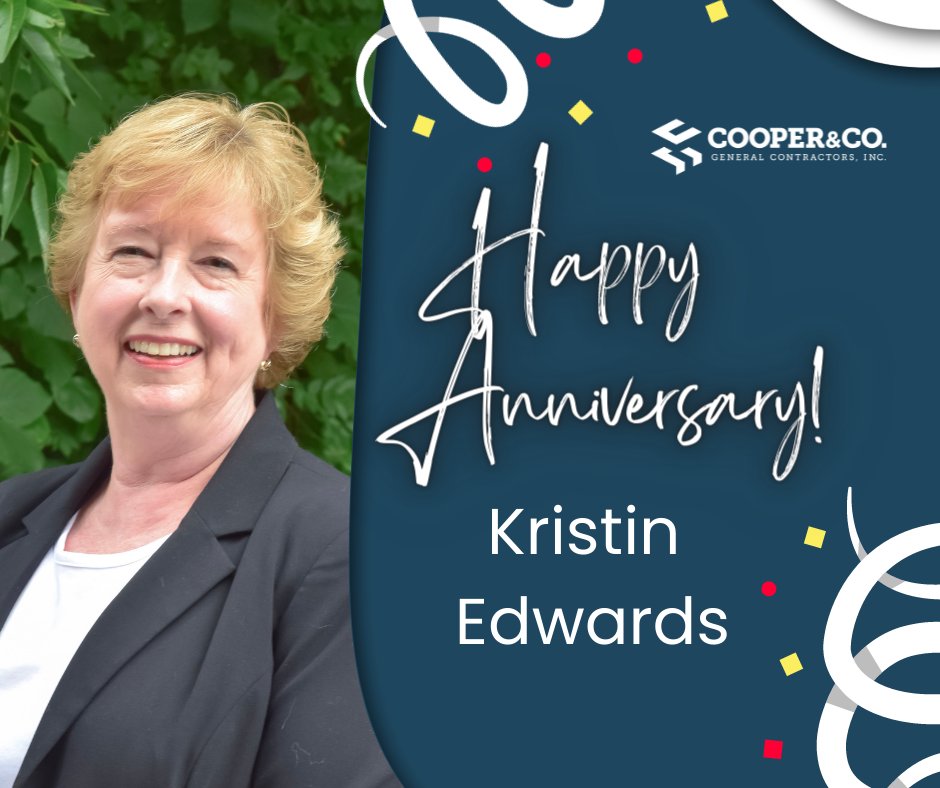 CooperCoGC's tweet photo. Happy anniversary to Project Manager, Kristin Edwards!

#coopergc #construction #contractor #contractorofinsta #builder #builderofinsta #builderofga #gabuilder #gacontractor #design #build #engineer #architect #constructwithcooper https://t.co/JIvuGvXHBH