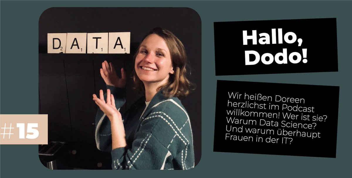 Unsere Kollegin #DataScientist @DodoSacker hat nun einen eigenen #Podcast! Gemeinsam mit #SoftwareDeveloper <a href="/ellenschwartau/">Ellen Schwartau</a> führt sie den Podcast <a href="/unmute_it/">UNMUTE IT Podcast</a> in neuer Konstellation weiter.
Worum gehts?
Ein bunter Strauß an Themen aus dem #IT-Bereich👩🏻‍💻
 🎧: lnkd.in/e-KdBsZv