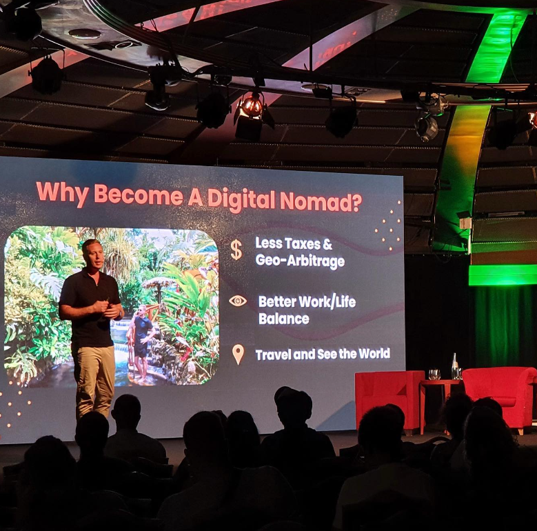 mikeswigunski's tweet photo. 🎤 It’s was such a pleasure to speak at the #TEDNOMAD conference in the Canary Islands and share some of the important insights I’ve learned over the years of working & traveling in 100+ countries! 🌍 Special thanks to @digitalnomadfest for such an amazing event 🙏🏻
#RemoteWork https://t.co/7vygqqVMFf