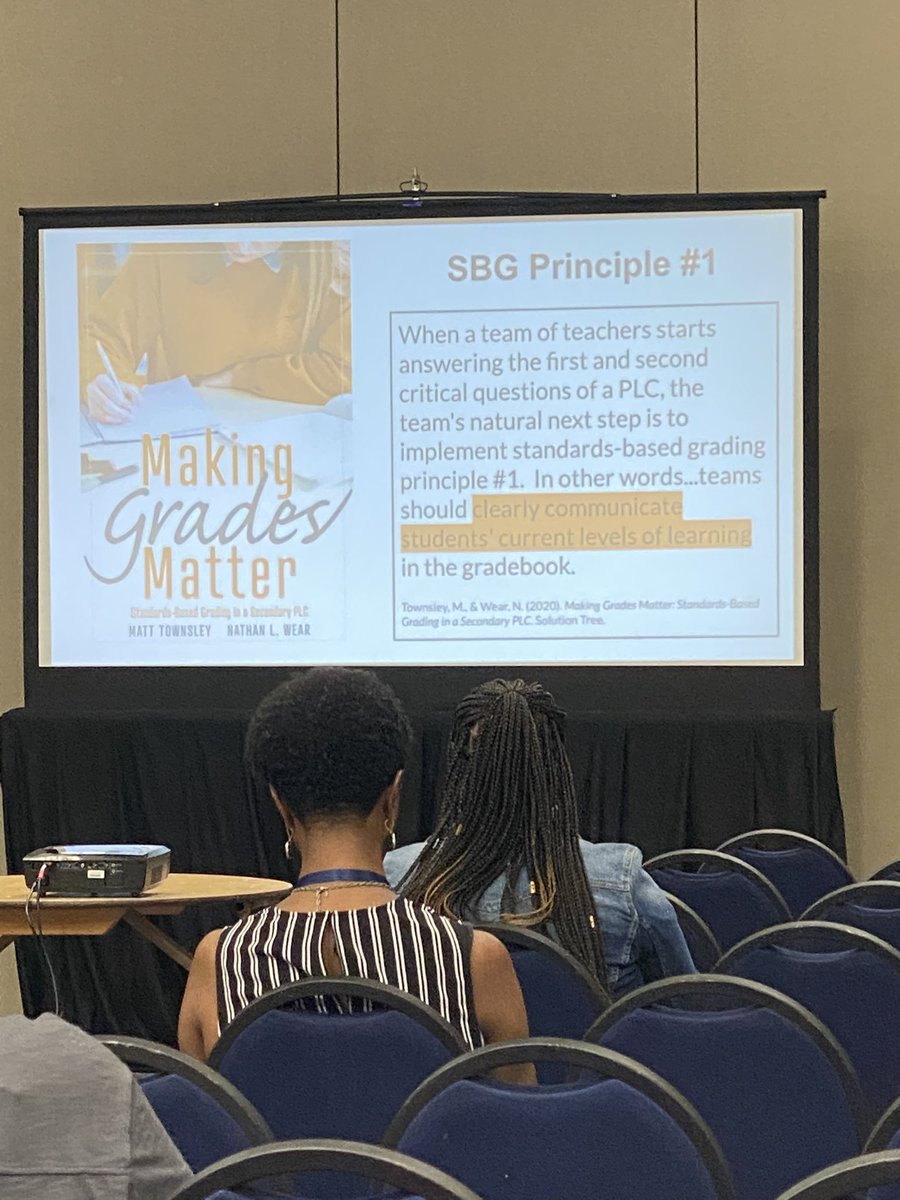 LeslieCRichard2's tweet photo. Making Grades Matter with Nathan Wear at CLAS #RethinkingGrading #clasconv22 @JEFCOED @Jefcoed6_12 https://t.co/8t2LYCj8Cf