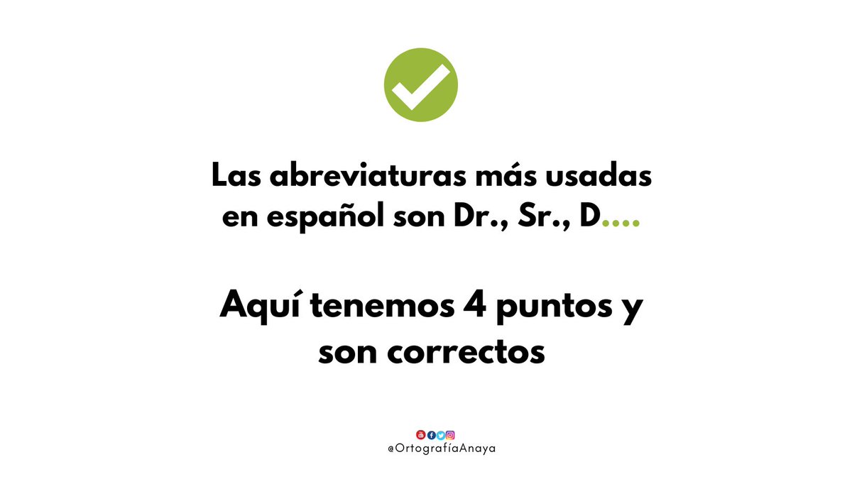 Ortografía Anaya on Twitter "Los tres puntos suspensivos son siempre