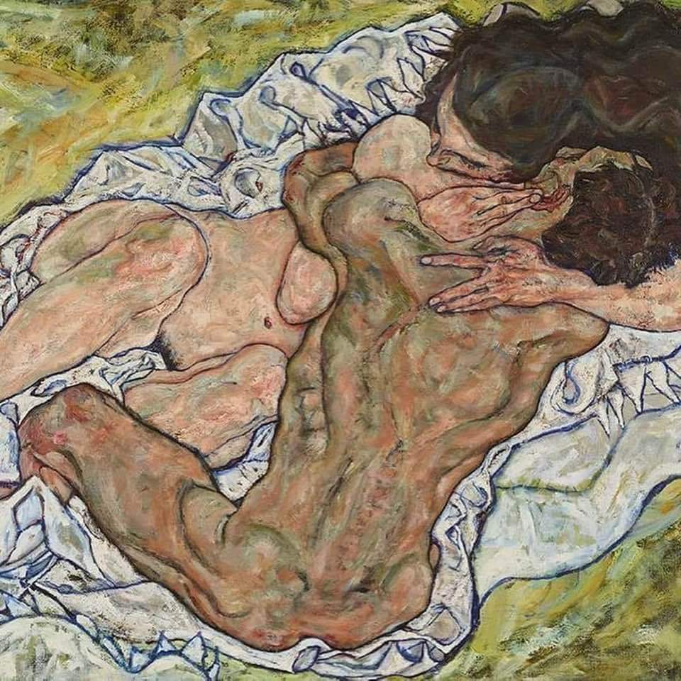 Egon Schiele, Austrian Painter, Expressionist, Vienna Secession, Art Nouveau (1890-1918)

Bodies are lit from the inside, Egon Schiele