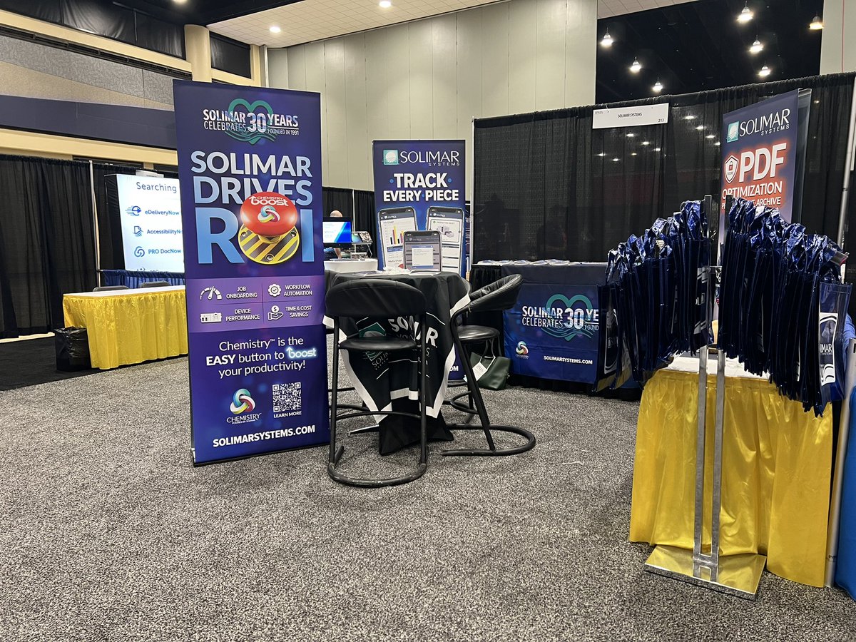 JEMcgrew's tweet photo. @SolimarSystems is at IPMA 2022 in Buffalo in booth 213. #ROIboosts are plentiful! Come learn more about #workflow #software and how they are crucial in today’s labor and paper market. #inplant #IPMA2022 #print #mail #conference #Buffalo #speakers #agenda #vendors https://t.co/mK2dvxBknU