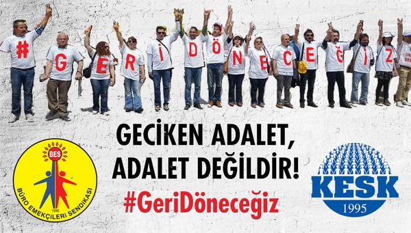 Dönüyoruz...
06.01.20217 tarihinde yayımlanan 679 sayılı KHK ile haksız ve hukuksuzca ihraç edilen İzmir Şube Üyemiz Murat YILMAZ, OHAL Komisyonu kararıyla görevine iade edildi.
HEPİMİZ #GeriDöneceğiz
BİZ KALACAĞIZ!
BİZ KAZANACAĞIZ!