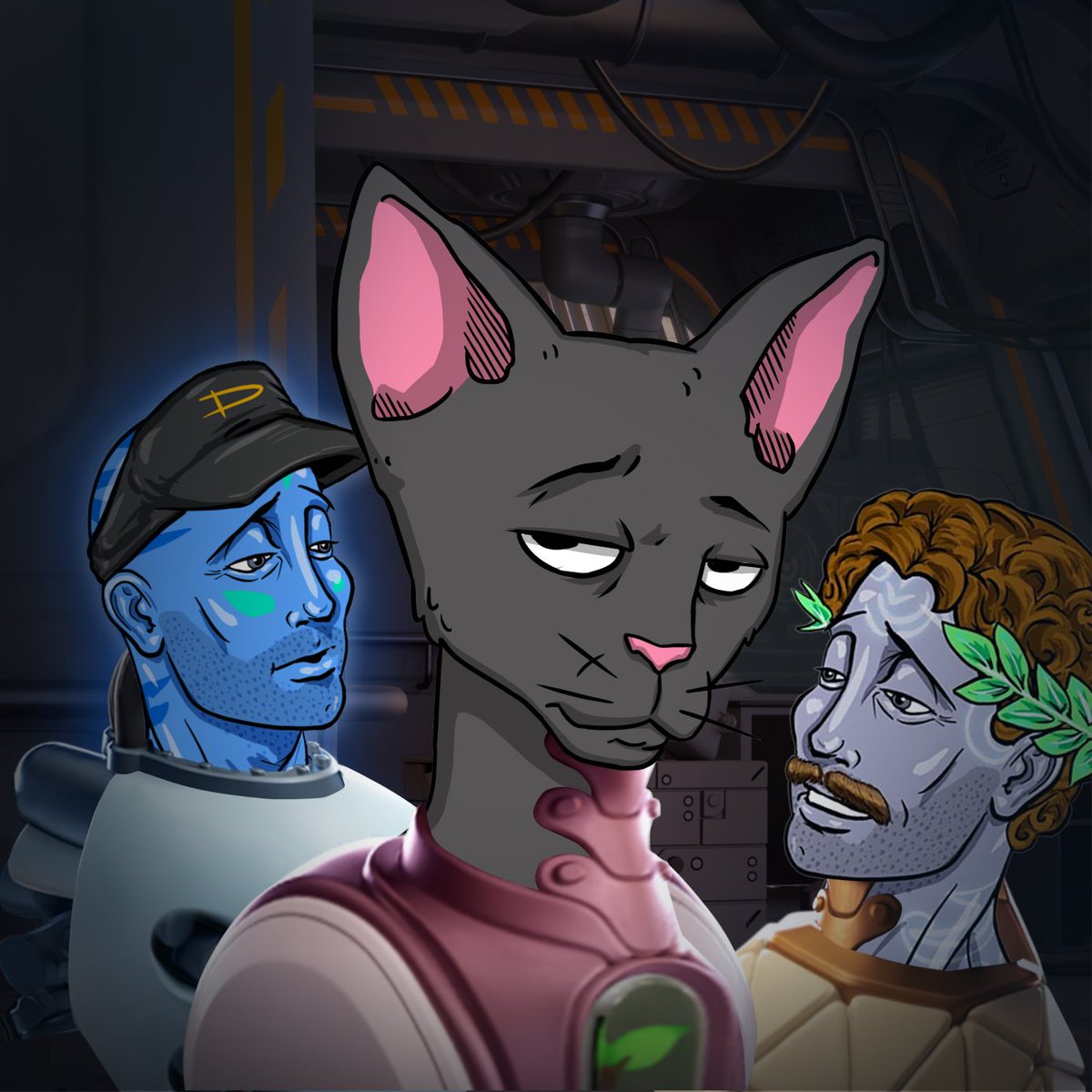 protocolmon's tweet image. 🤌 @DeGodsNFT and @CetsOnCreck wear their new Exosuits 33.3% of the time and love it! 

🎁 10 x Exomon #Whitelist spots

⬇️ Like, Follow &amp;amp; RT to win

@CetsOnCreck and @DeGodsNFT holders, go check your Discord for a godly #giveaway!