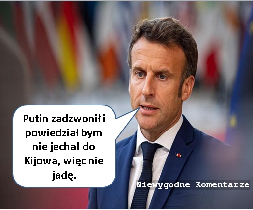 #wtylewizji #Minela20 #Jedziemy <a href="/EmmanuelMacron/">Emmanuel Macron</a> <a href="/AgaSiewiereniuk/">@AgaSiewiereniuk (Krusyna)</a> <a href="/jakubiak_marek/">Marek Jakubiak 🇵🇱</a> <a href="/R_A_Ziemkiewicz/">Rafał A. Ziemkiewicz</a> <a href="/Tygodnik_Sieci/">Tygodnik Sieci</a> <a href="/DoRzeczy_pl/">DoRzeczy</a> 
No jak pan każe.