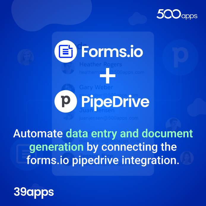 Formsio_500apps's tweet photo. Automate data entry and document generation by connecting the https://t.co/ux3x2xZnmH Pipedrive integration.

#Pipedrive #FormBuilder #formIntegration #500apps #Formsio https://t.co/pERtDeKuUZ