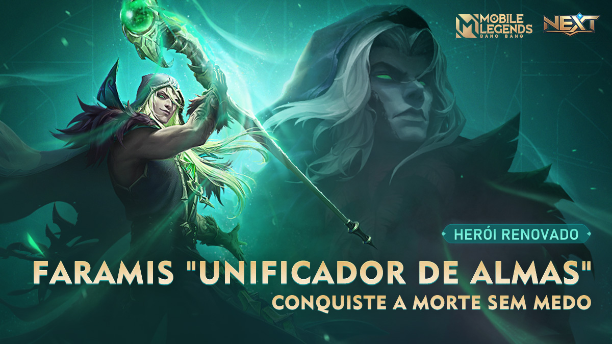MLBBBR's tweet image. Faramis está passando por uma reformulação incrível e em breve estará disponível no dia 28/06!
Novos designs, incluindo imagem geral, efeitos de habilidade e narração, estão em andamento!

#MobileLegendsBangBang #PROJECTNEXT
#RiseofNecrokeep