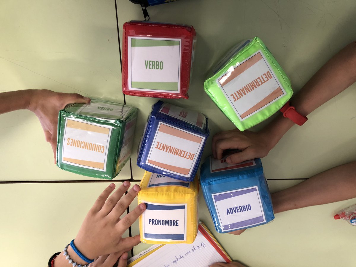 FernandoBoillos's tweet photo. Aprendemos categorías gramaticales y tipos de palabras a través de juego 🎲 El aprendizaje lúdico se trata de un lugar de expresión, creatividad, imaginación, liberación, descubrimiento, exploración, conocimiento… 🔝🔝🔝 https://t.co/WWScPguiVf