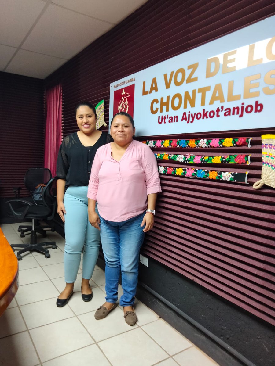 DefensoriaJtet's tweet photo. Esta mañana la Mtra. Claudia Berenice Cornelio Hernández, Auxiliar de la Secretaria General de Acuerdo del @TE_TABASCO, estuvo charlando sobre "¿Cuáles son los medios de Impugnación? en el programa "Pronombres", en la radiofusora la Voz de los Chontales del @INPImx. https://t.co/YJY4p3iP9z