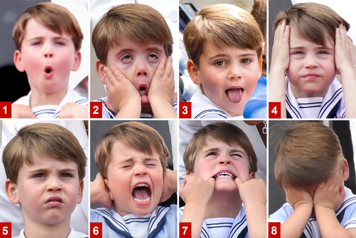 Prince Louis hid no emotions as history unfolded infront of him at the platinum jubilee, which Prince Louis are you today?

#MintHerMajesty
