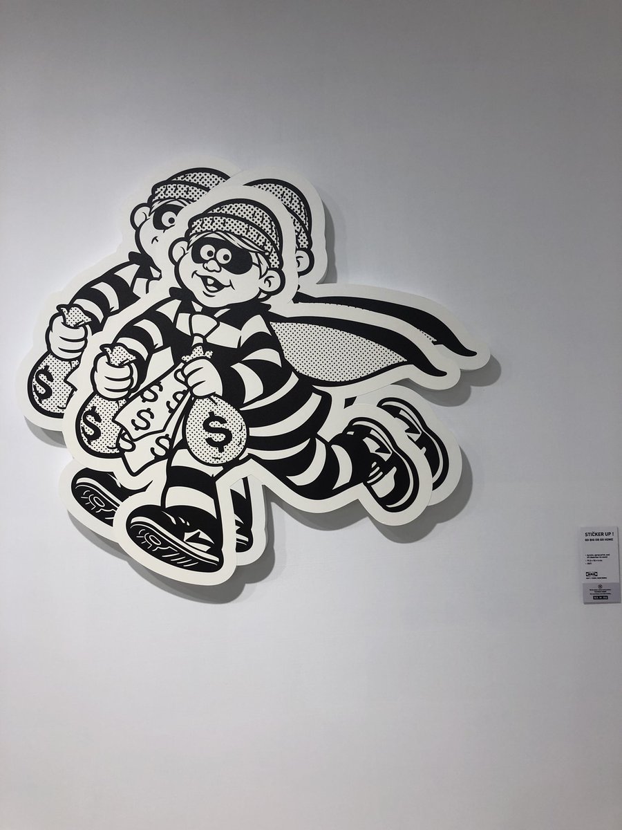 🐻🐻🐻🐻🐻📉💸💸🛌
-
Art Work｜Go Big or Go Home,2021
Artist｜Kea Tsai 
Sticker Up!｜Solo Exhibition 
Location｜WhiteStone Gallery / Taipei