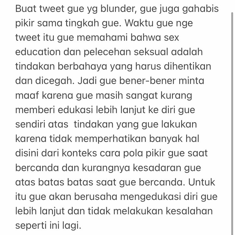 caajon's tweet photo. -- Permintaan Maaf --

Disini gue izin menyampaikan permintaan maaf dan penjelasan atas tindakan yang gue lakukan https://t.co/6ZnKIzUuiP