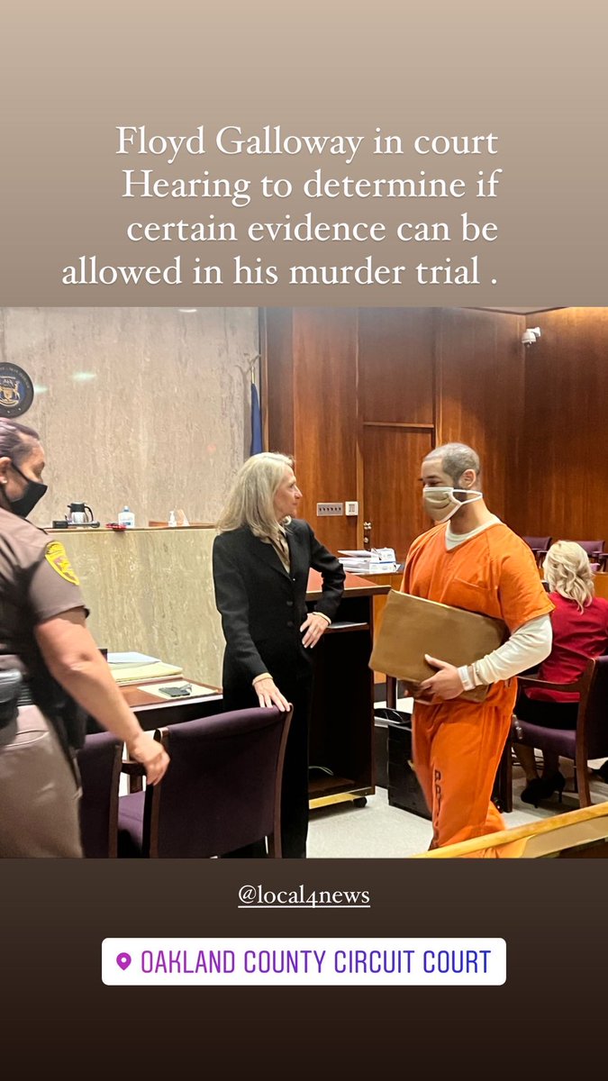 KarenDrewTV's tweet photo. Very important day in court as attorneys preps for the murder trial of Floyd Galloway... the big question how a certain tip was handled in the death of Danielle Stislicki. @Local4News #finddani #justicefordani https://t.co/ladhy7BAIH