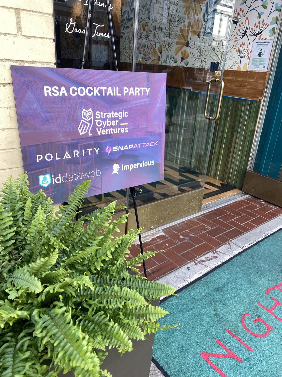 Our squad came out in force last week at #RSAC2022 @ImperviousAi @PolarityIO @IDdataweb @snapattackHQ