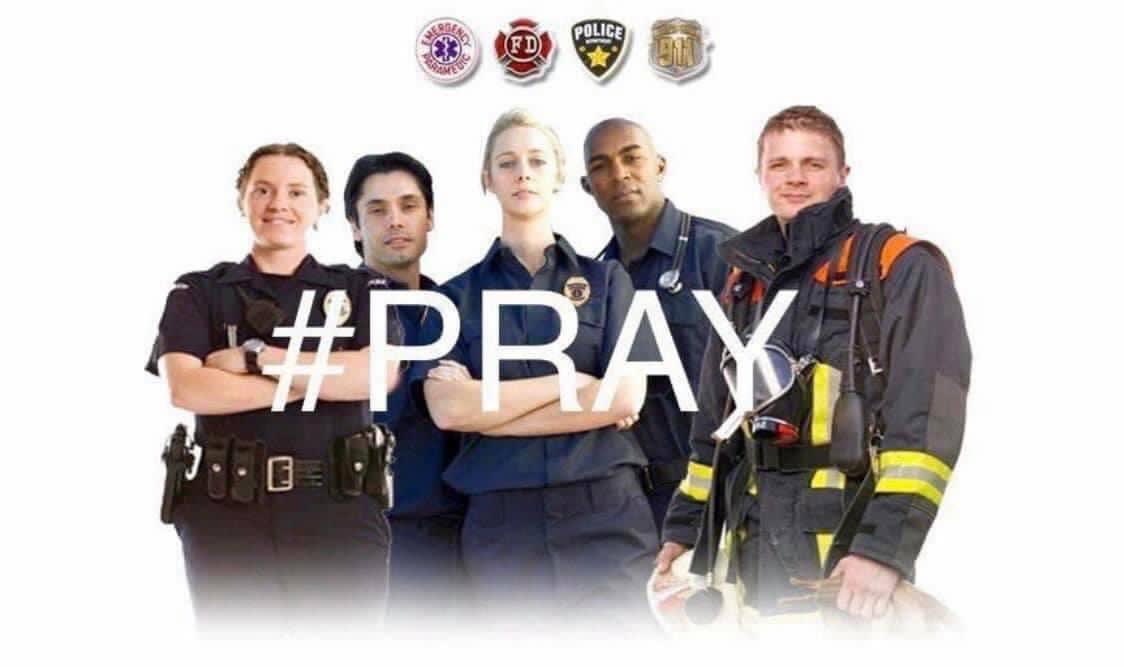 Good Mornin Patriots! Please join me in prayer today for our Emergency Responders. Praying for courage as they run towards danger to help and protect us, and for a steadfast strength as they work the sites they respond too. 🤓🙏🏻❤️ Matthew 5:9