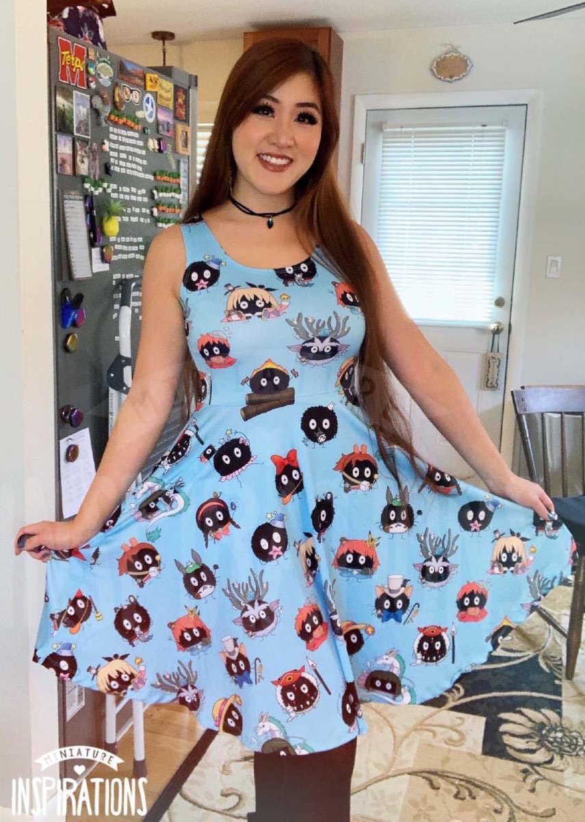 MinInspirations's tweet photo. Todays the last day to preorder my soot sprite and turtle duck fanart dresses (6/13/22). So excited to be able to share these with everyone ❤️ #sootsprite #turtleduck #AvatarTheLastAirbender #avataraang #HowlsMovingCastle #kawaii #PreOrder #artistalley #ArtistOnTwitter https://t.co/sjJF3CL21E
