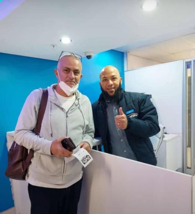 namibiansun's tweet photo. TAAMBA: An Aweh credit voucher was one of the first things Roma manager José Mourinho bought upon landing in Windhoek this morning. 'The Special One' is in Namibia on vacation. https://t.co/QNEOFhL36q